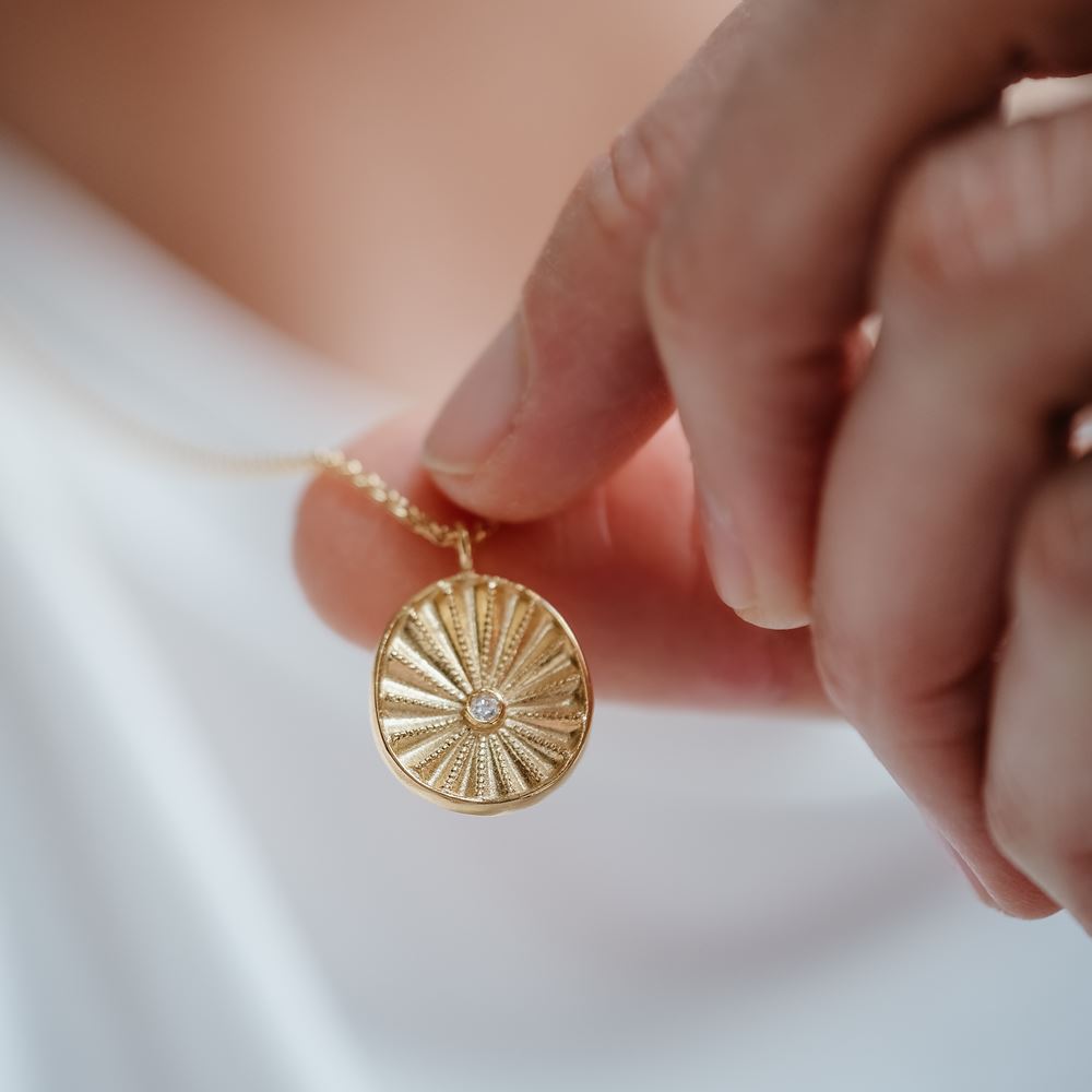 Necklace La Rayonnante (gold plated)