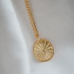 Necklace La Rayonnante (gold plated)