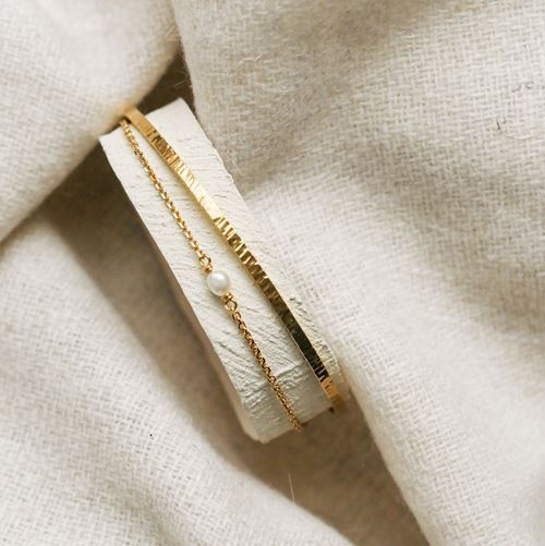 Bracelet "Shining star" (gold plated)