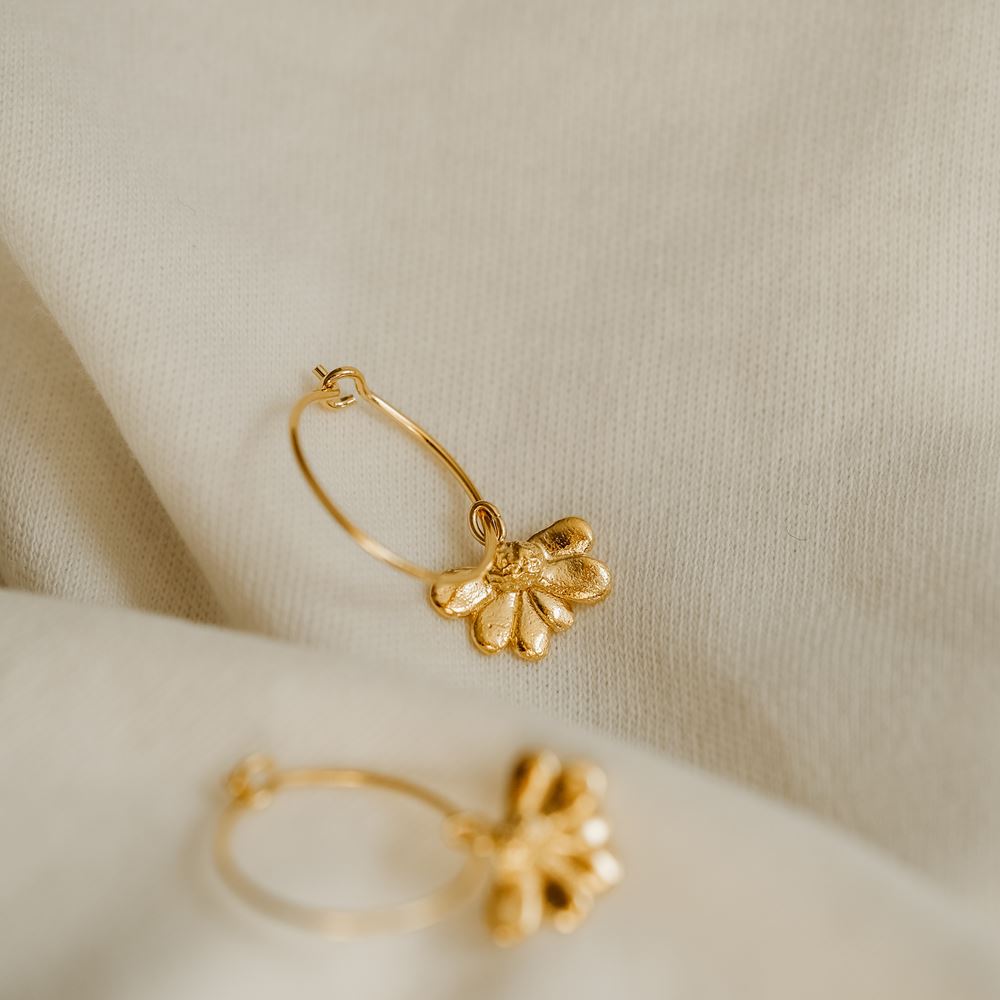 Creoles Camomille (gold plated)