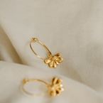 Creoles Camomille (gold plated)