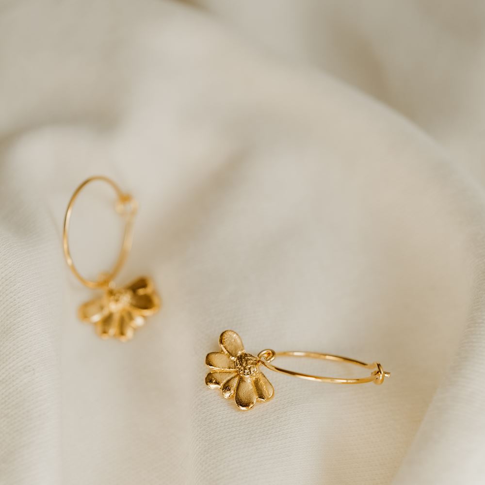 Creoles Camomille (gold plated)