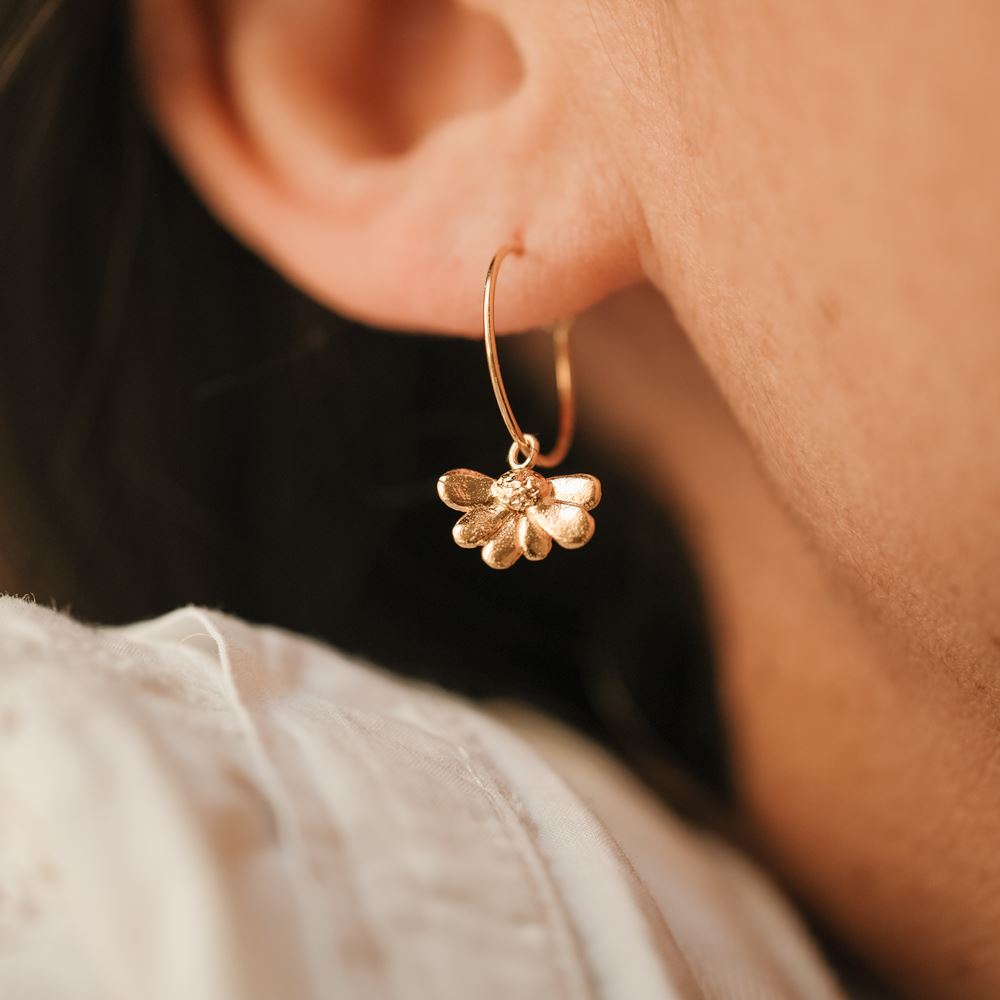 Creoles Camomille (gold plated)