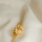 Ring Flora (gold palted)