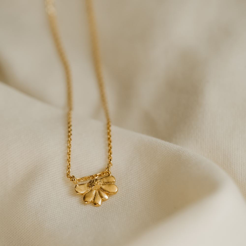 Necklace Iris (gold plated)