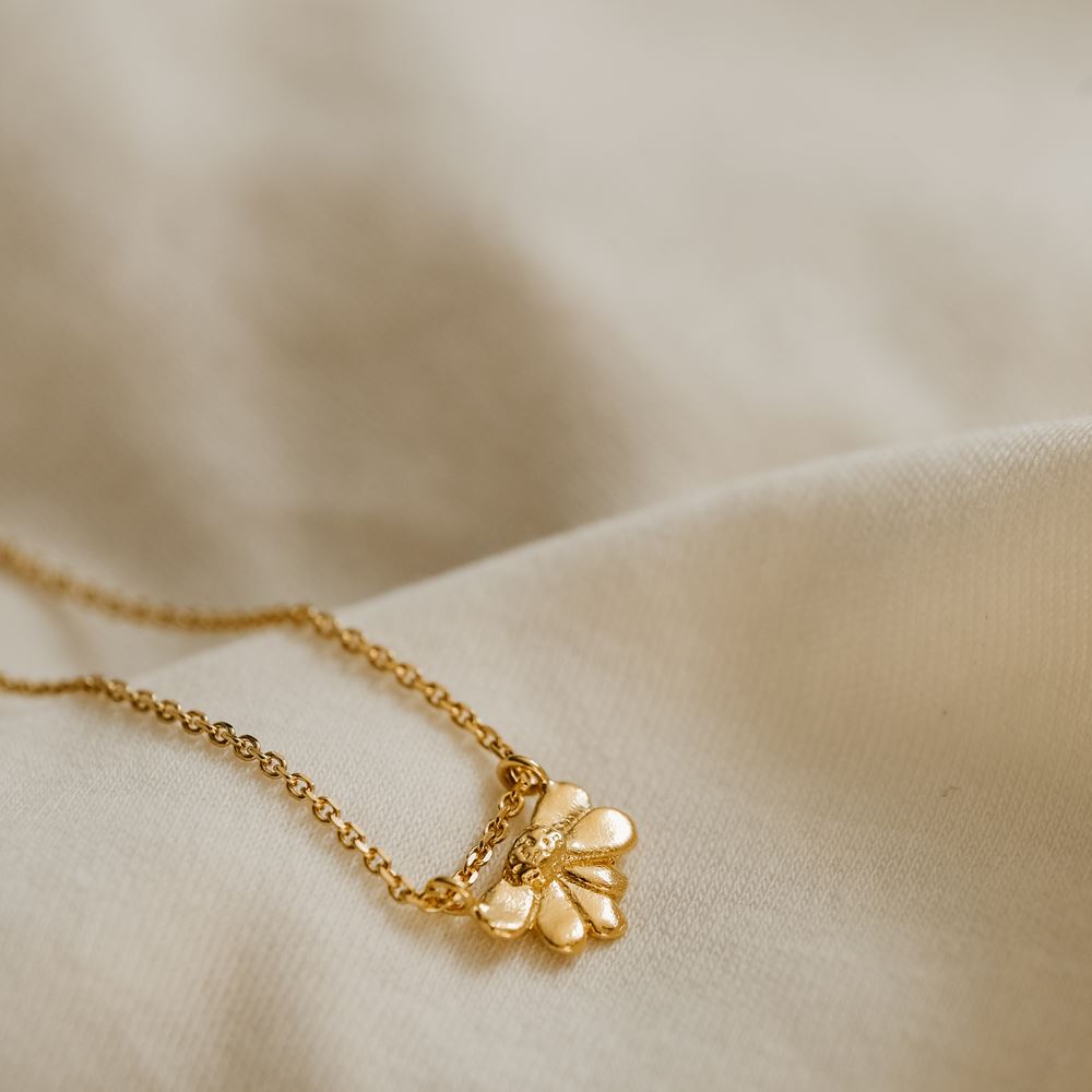 Necklace Iris (gold plated)