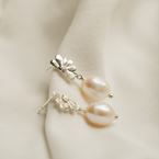 Earrings Camélia (silver 925)