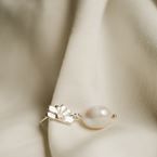 Earrings Camélia (silver 925)