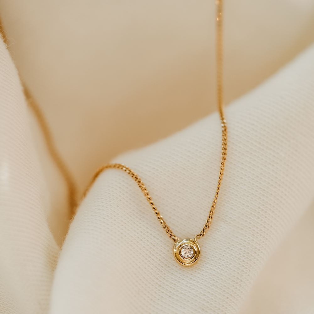 Necklace L'Étincelle (18k gold)