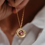 Necklace Aura - Love (gold plated)