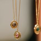 Necklace Aura - Love (gold plated)