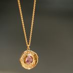 Necklace Aura - Love (gold plated)