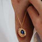 Necklace Aura - Courage (gold plated)