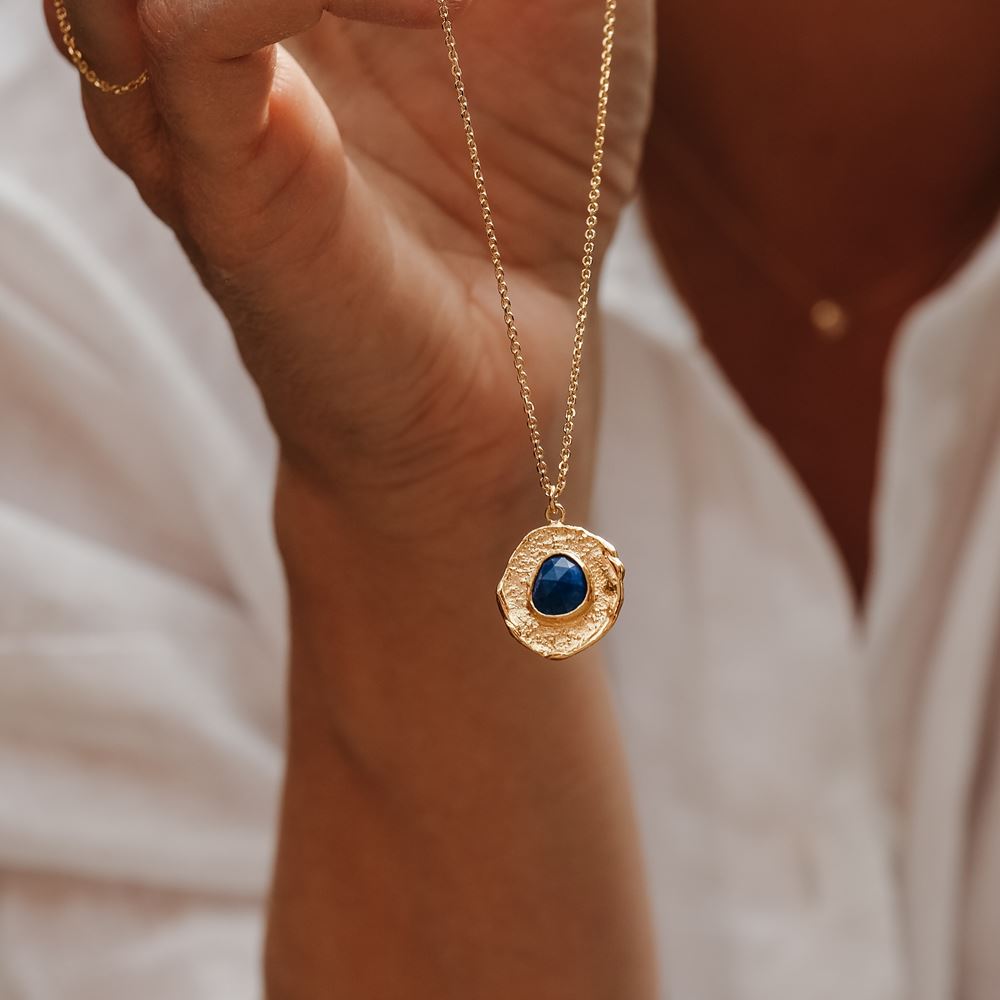 Necklace Aura - Self confidence (gold plated)