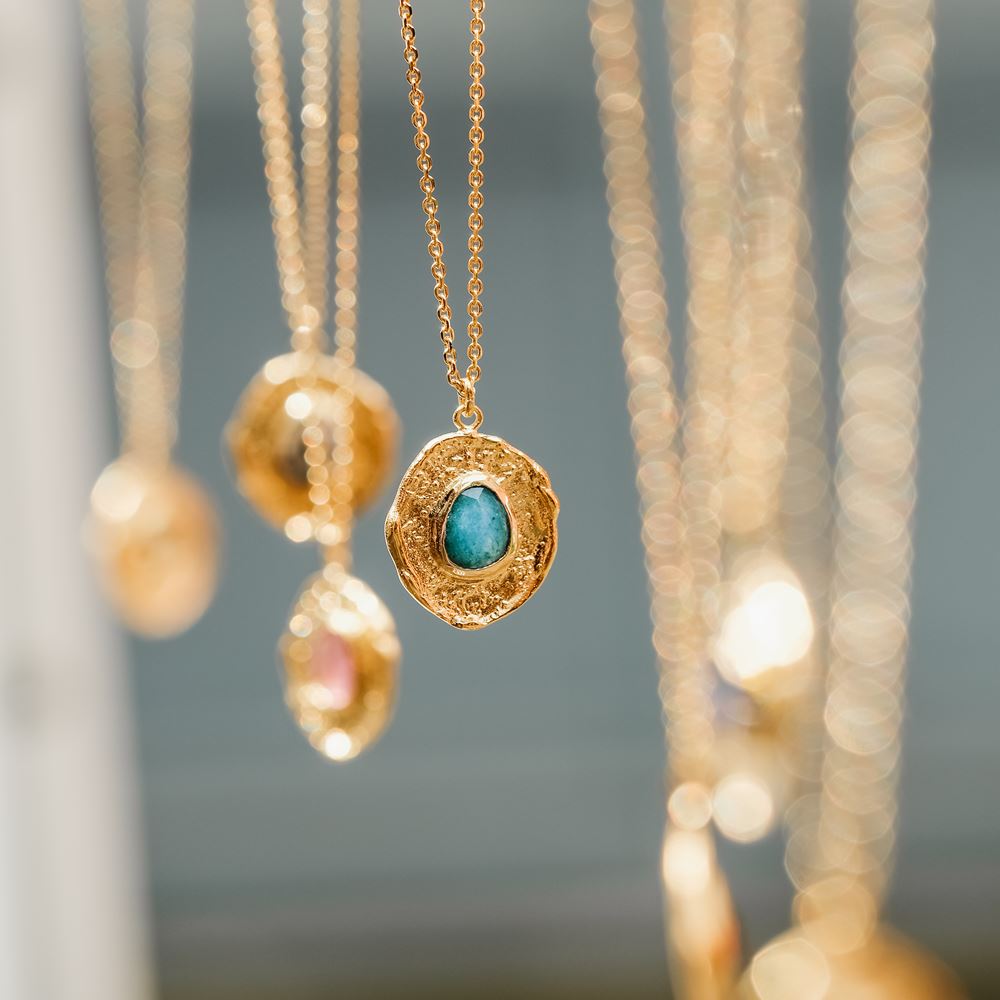 Necklace Aura - Courage (gold plated)