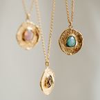 Necklace Aura - Courage (gold plated)