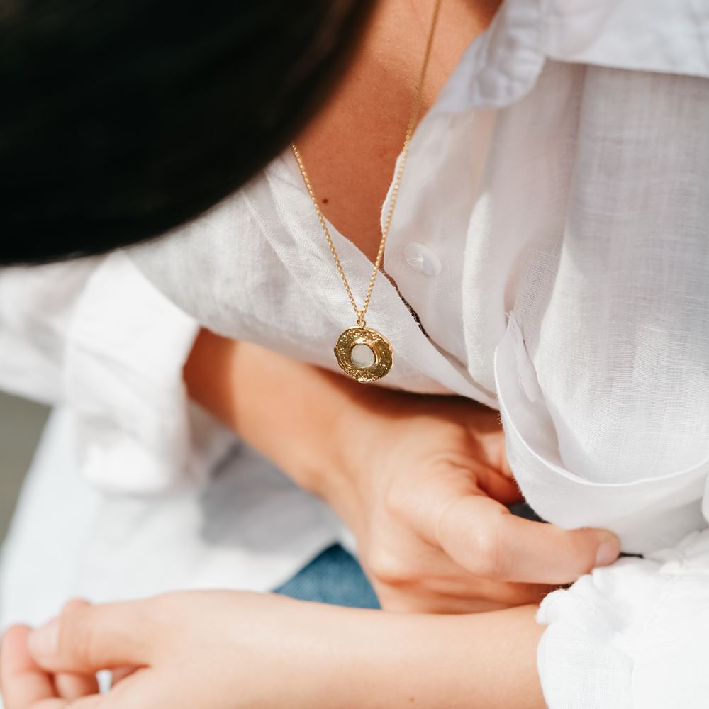 Necklace Aura - Serenity (gold plated)