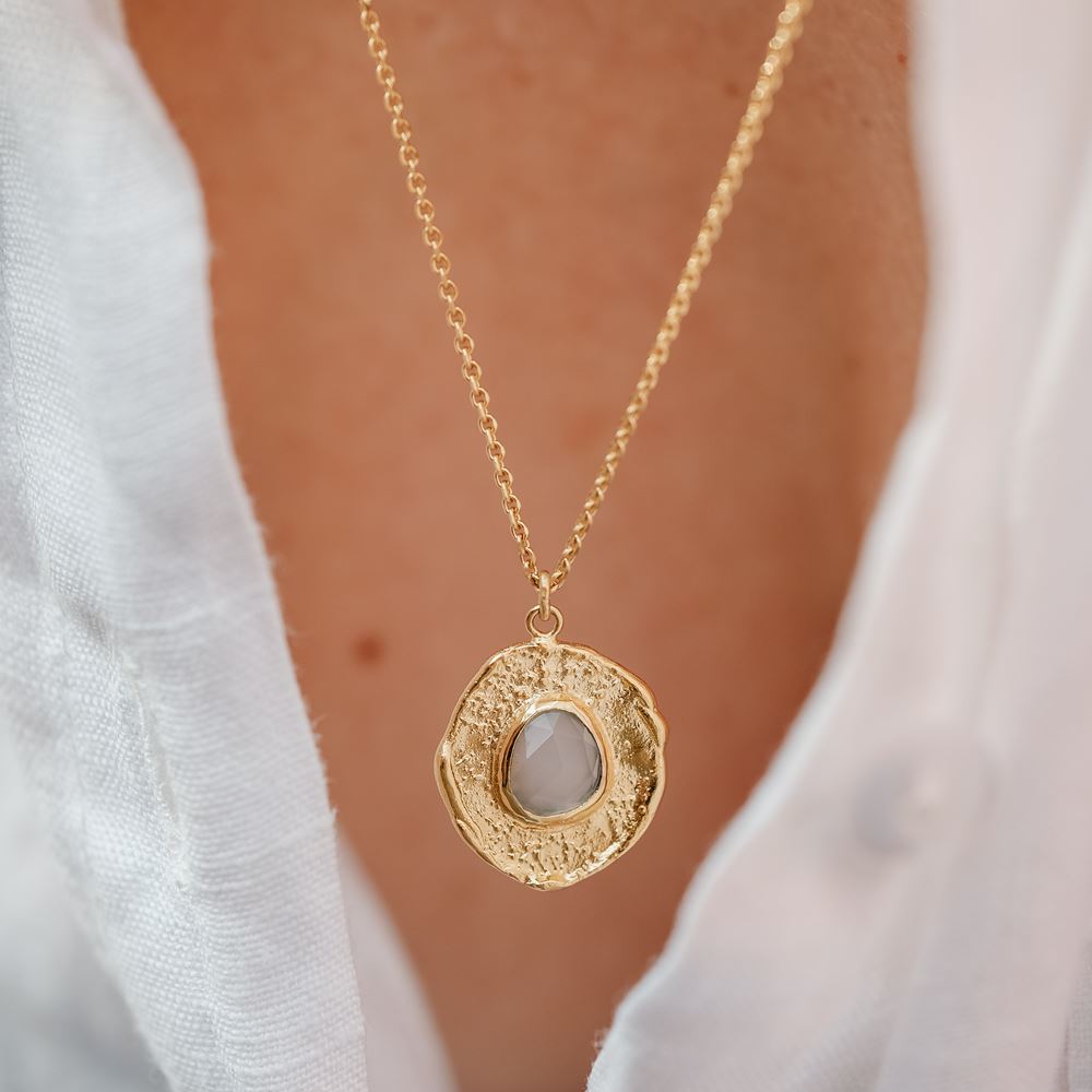 Necklace Aura - Serenity (gold plated)