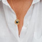 Necklace Aura - Protection (gold plated)