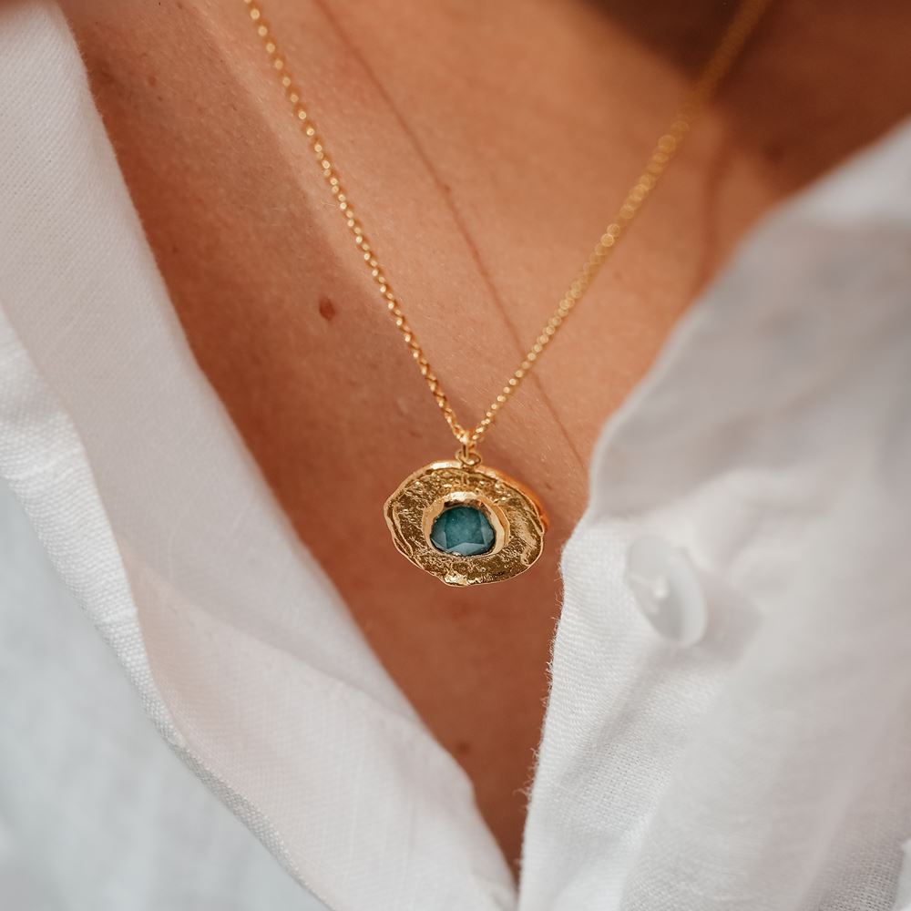 Necklace Aura - Courage (gold plated)
