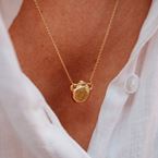 Necklace Olympe (gold plated)