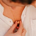 Necklace Olympe (gold plated)