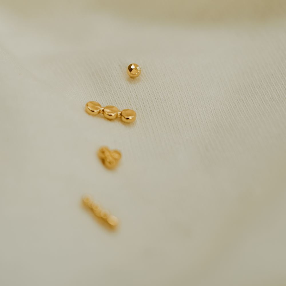 Earring Fairy Jade (18k gold)