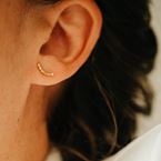 Earring Fairy Lila (18k gold)