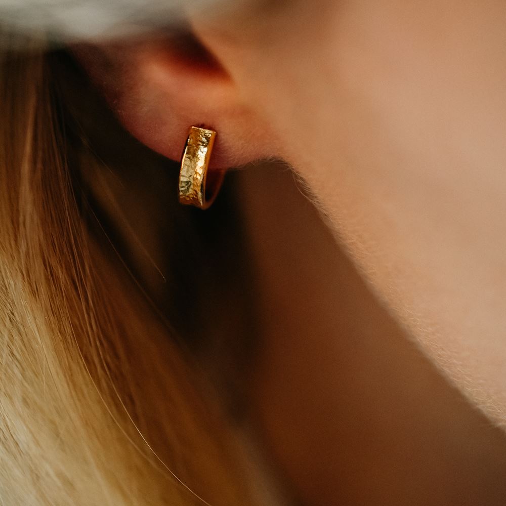 Mini creole Lola (gold plated)