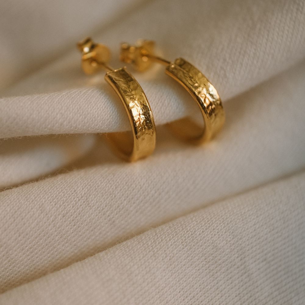 Mini creole Lola (gold plated)