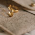 Mini creole Lola (gold plated)