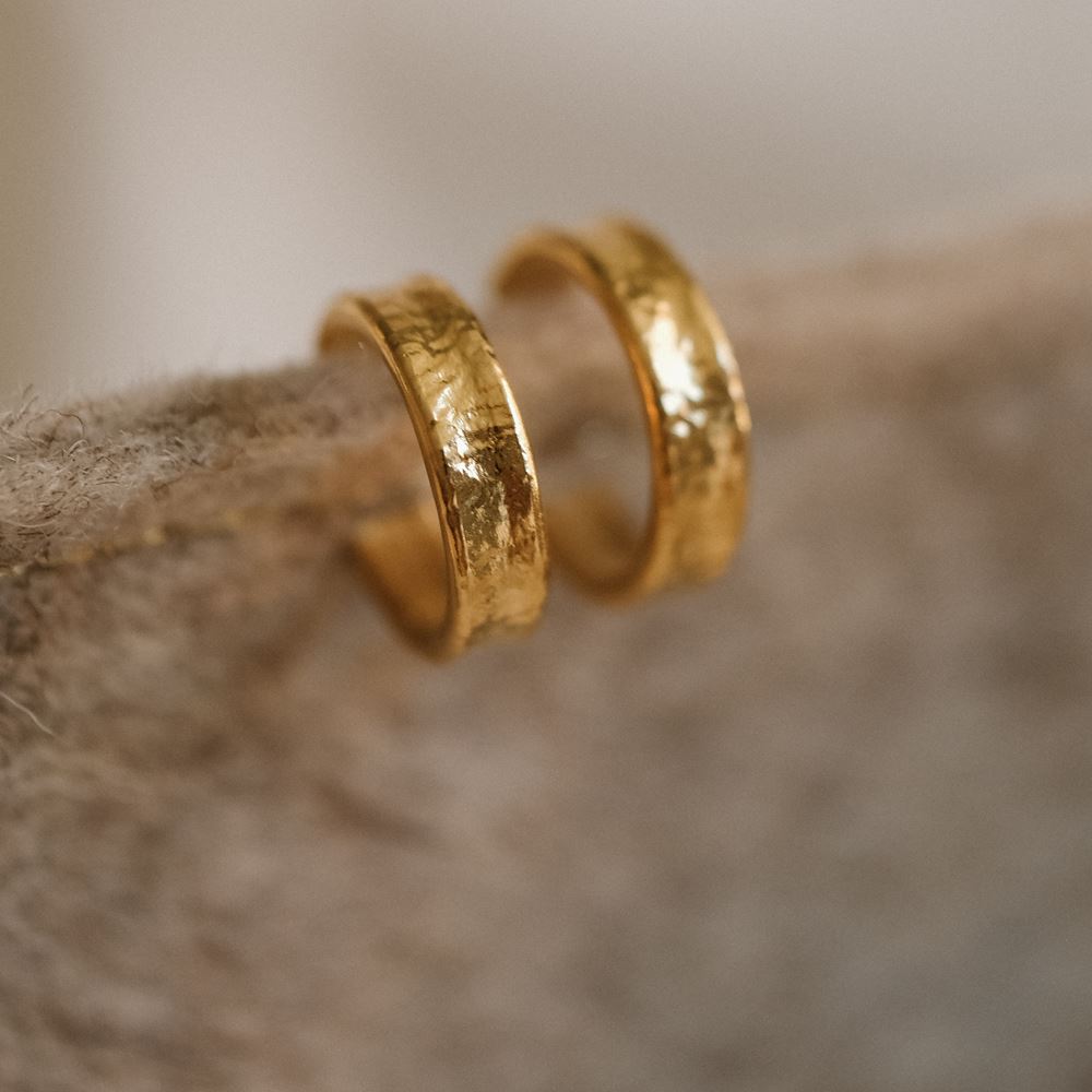 Mini creole Lola (gold plated)