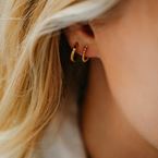 Mini creole Billie (gold plated)