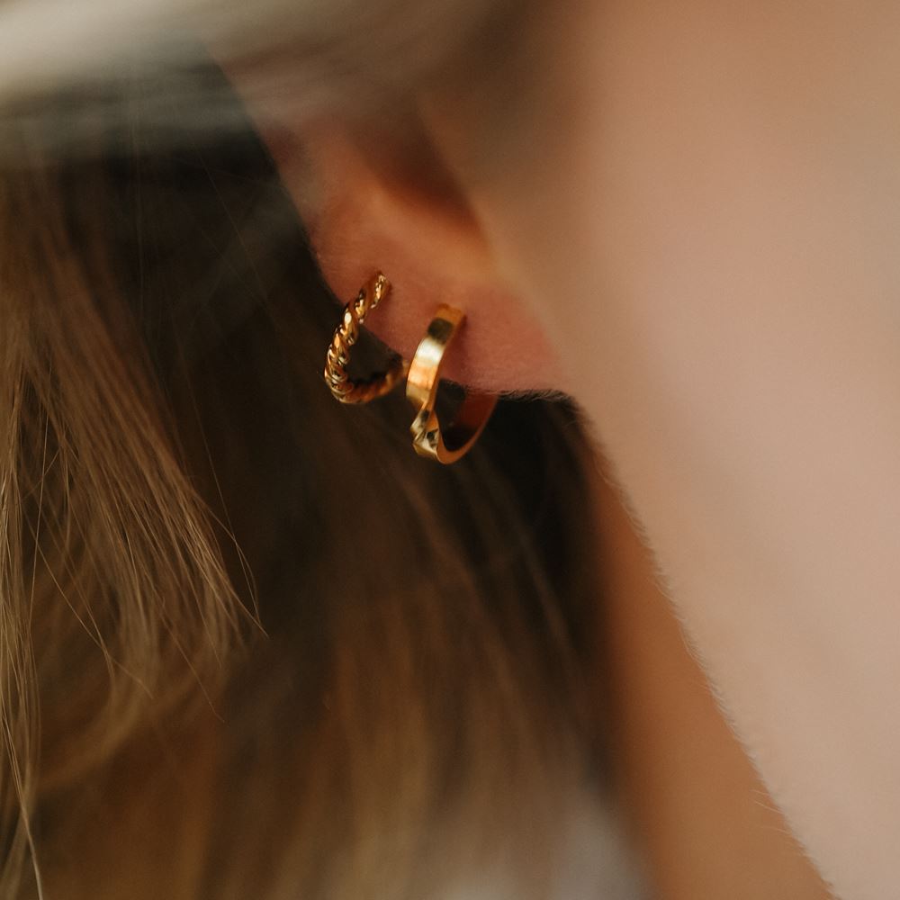 Mini creole Sacha (gold plated)