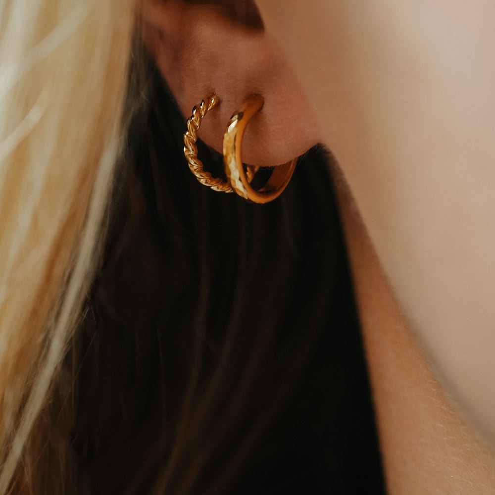 Mini creole Jo (gold plated)