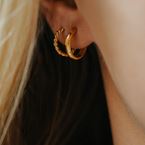 Mini creole Jo (gold plated)