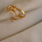 Mini creole Lara (gold plated)