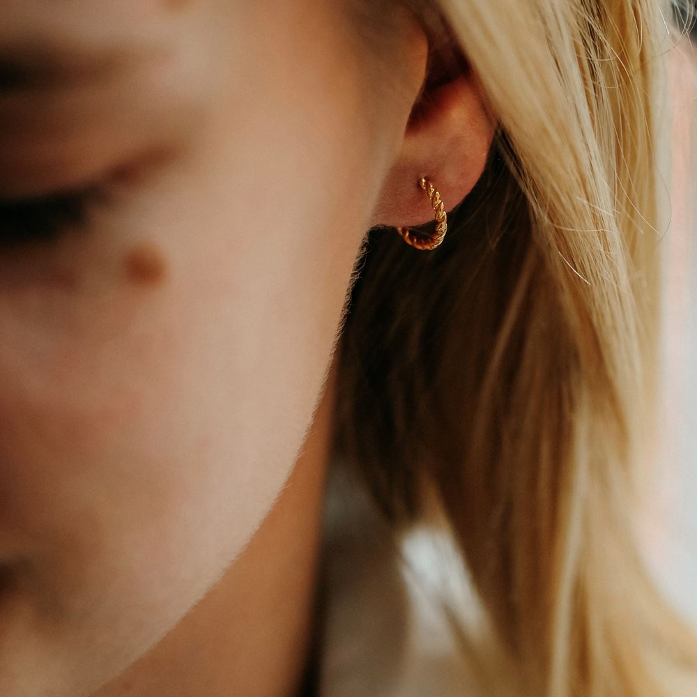 Mini creole Emi (gold plated)