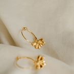 Creoles Camomille (gold plated)