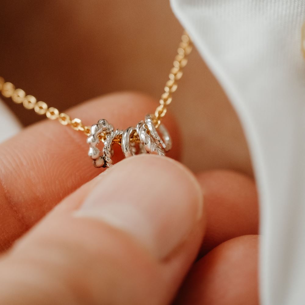 Necklace "La reconnaissante" (gold plated)