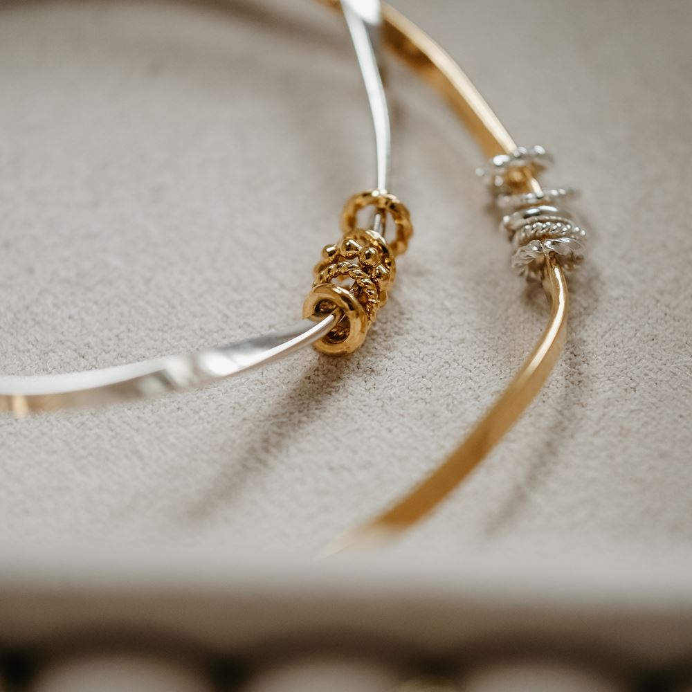 Bangle bracelet "La reconnaissante" (silver 925)