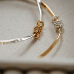 Bangle bracelet "La reconnaissante" (silver 925)