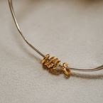 Bangle bracelet "La reconnaissante" (silver 925)