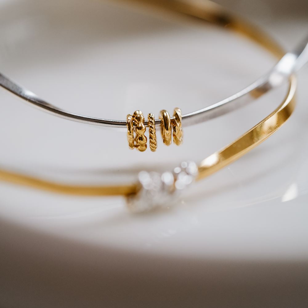 Bangle bracelet "La reconnaissante" (silver 925)