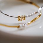 Bangle bracelet "La reconnaissante" (silver 925)