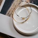 Bangle bracelet "La reconnaissante" (silver 925)