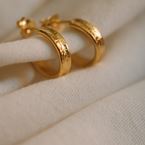 Mini creole Fairy Lola (18k gold)