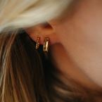 Mini creole Fairy Lola (18k gold)