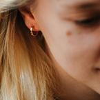 Mini creole Fairy Sacha (18k gold)