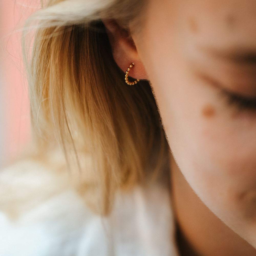 Mini creole Fairy Billie (18k gold)